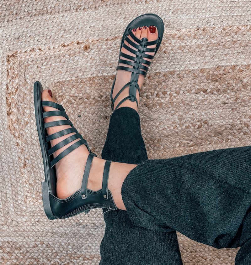 gladiator leather sandals