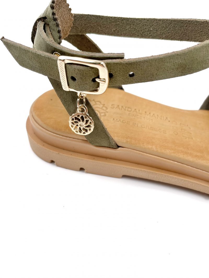flat open toe leather sandals