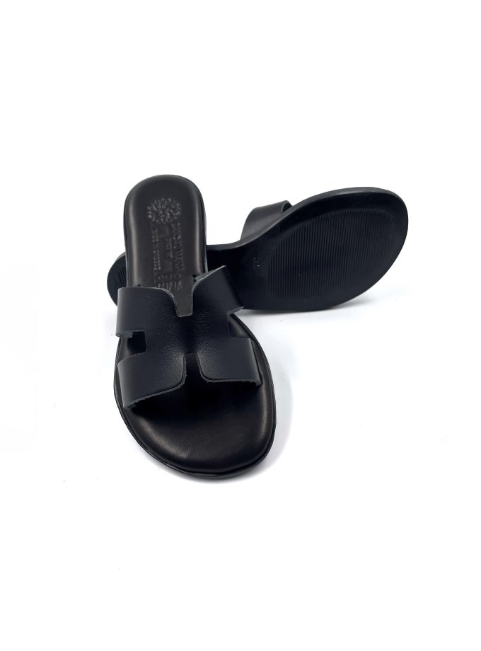 flat flip flop sandals for women black