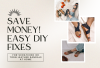 diy fixes for leather sandals